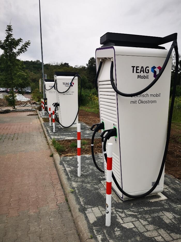 Bilder TEAG Mobil-Ladestation