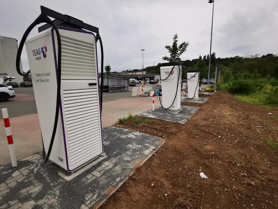 Bilder TEAG Mobil-Ladestation