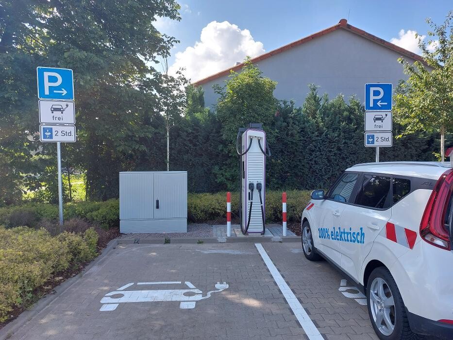 Bilder TEAG Mobil-Ladestation