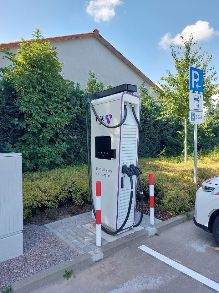 Bilder TEAG Mobil-Ladestation