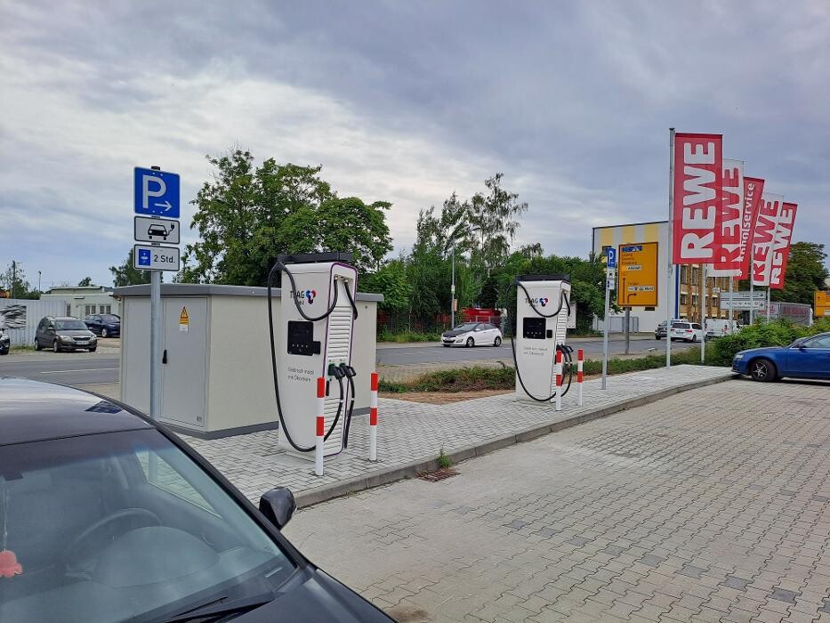 Bilder TEAG Mobil-Ladestation