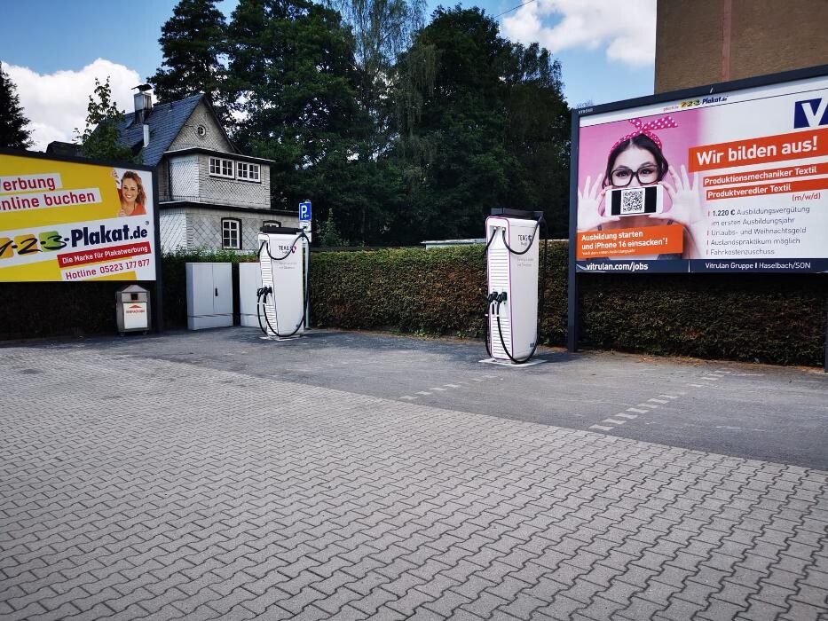 Bilder TEAG Mobil-Ladestation