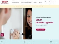 Website Screenshot ERGO Pro Jennifer Ogbebor