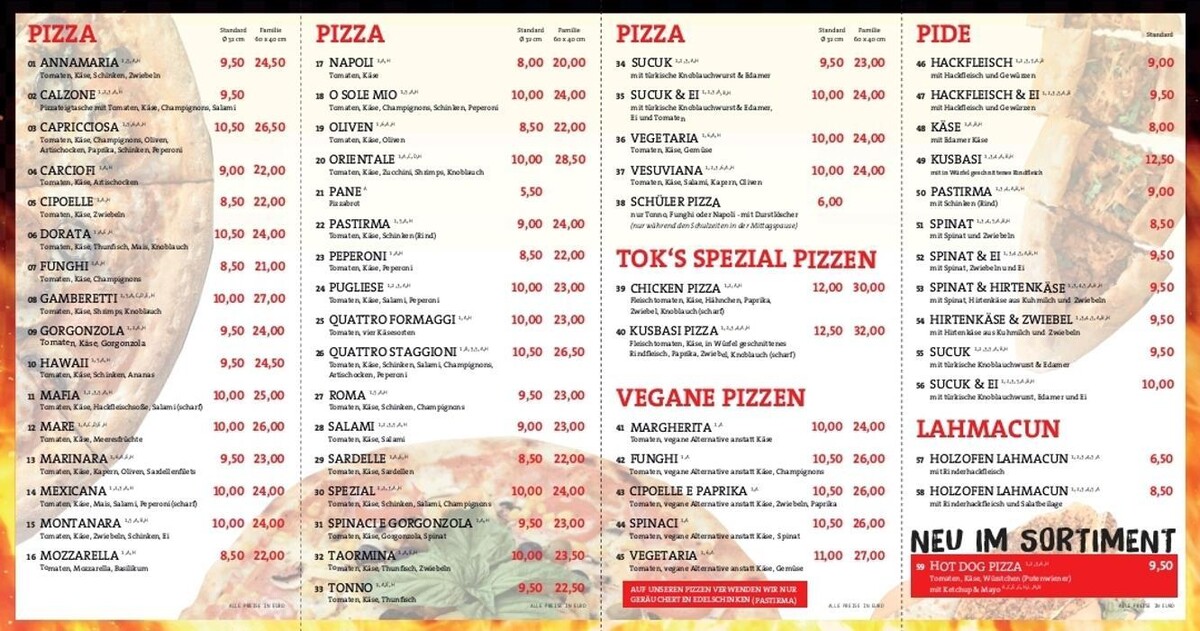 Bilder Tok's Holzofen Pizzaria