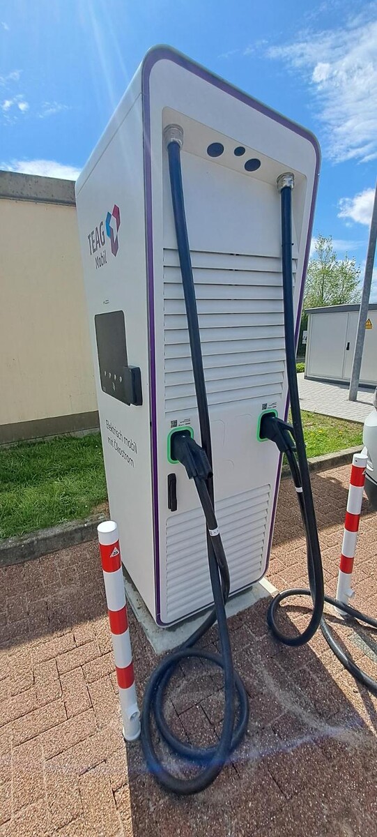 Bilder TEAG Mobil-Ladestation