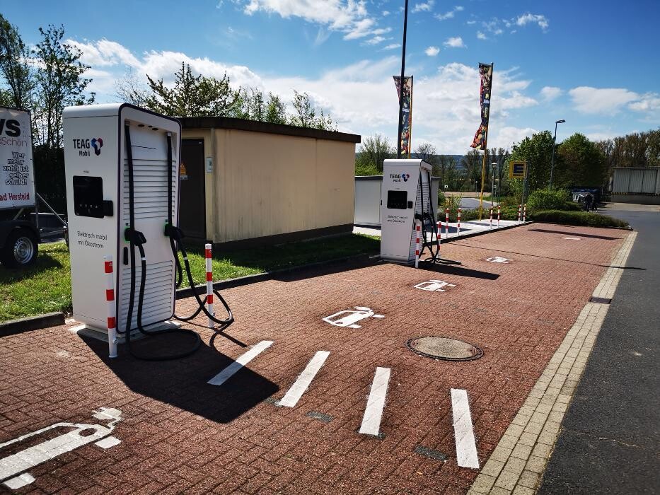 Bilder TEAG Mobil-Ladestation