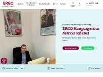 Website Screenshot ERGO Versicherung Marcel Kriebel