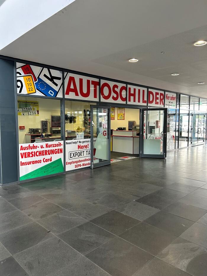 Bilder Autoschilder & Zulassungen Tönjes Köln