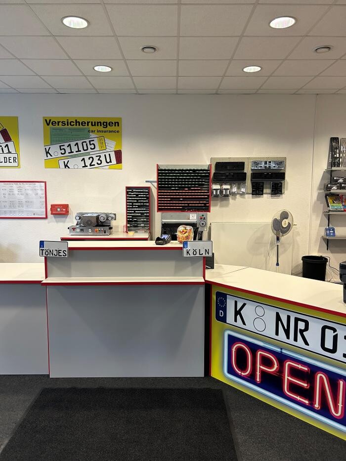 Bilder Autoschilder & Zulassungen Tönjes Köln