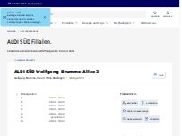 Website Screenshot ALDI SÜD