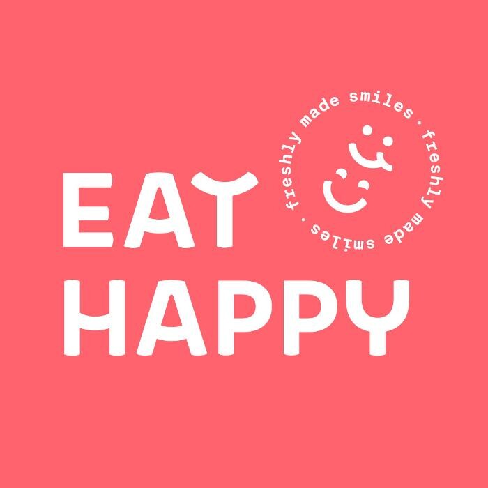 EAT HAPPY Logo