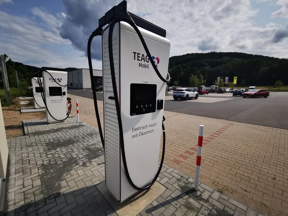 Bilder TEAG Mobil-Ladestation