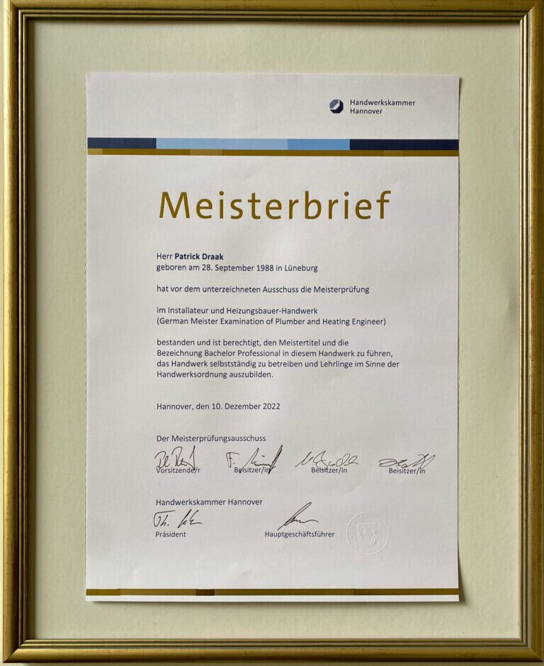 Bilder Patrick Draak Heizungs- & Sanitärtechnik