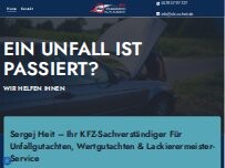 Website Screenshot Kfz Sachverständiger Heit
