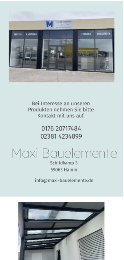 Bilder Maxi Bauelemente Karakas