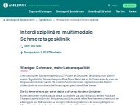 Website Screenshot Asklepios Paulinen Klinik Wiesbaden - Interdisziplinäre multimodale Schmerztagesklinik