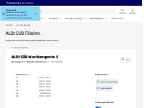 Website Screenshot ALDI SÜD