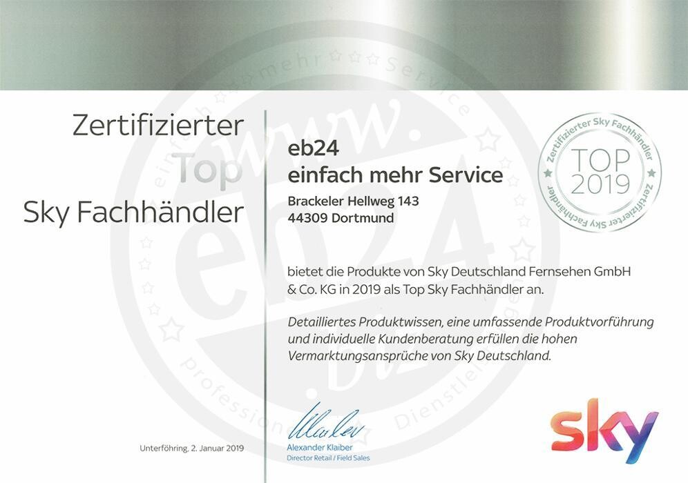 Bilder SKY TOP Fachhandel Partner Shop Dortmund