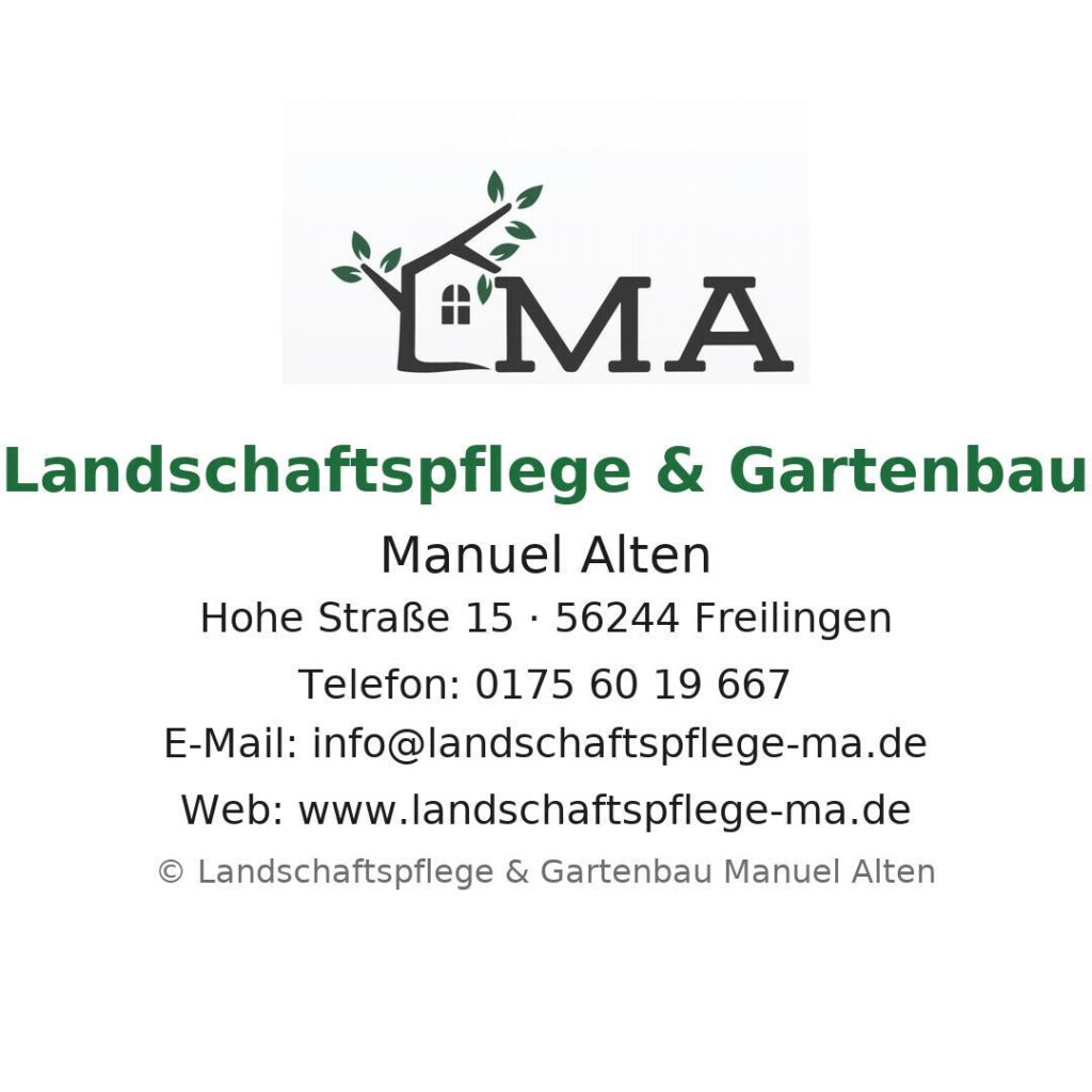 Landschaftspflege & Gartenbau Manuel Alten Logo
