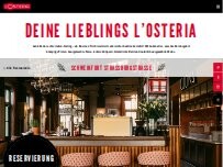 Website Screenshot L’Osteria Schweinfurt Straßburgstraße