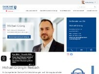 Website Screenshot SAARLAND Versicherungen - Michael Grünig