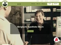 Website Screenshot Bergische Apotheke Much