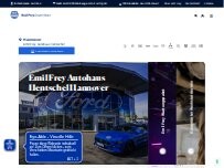 Website Screenshot Emil Frey Autohaus Hentschel Hannover