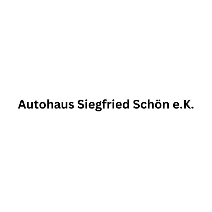 Autohaus Siegfried Schön e.K. Logo