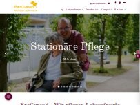 Website Screenshot ProCurand Ambulante Pflege Sigmaringen