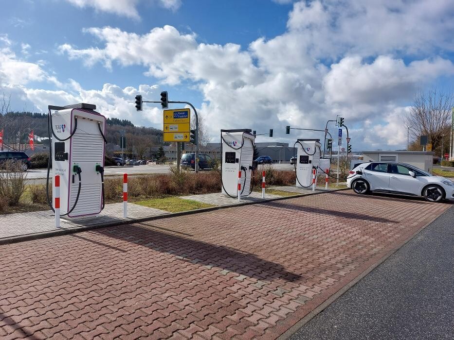 Bilder TEAG Mobil-Ladestation