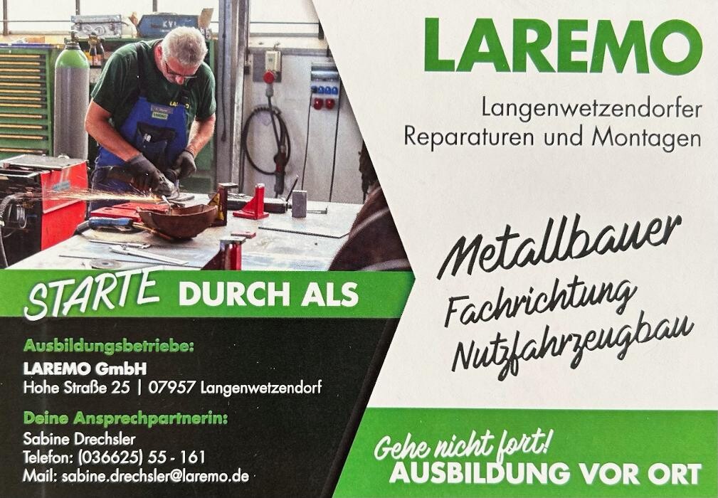Bilder LAREMO - GmbH Langenwetzendorfer Reparaturen und Montagen