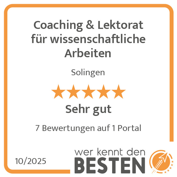 Bilder Coaching & Lektorat für wissenschaftliche Arbeiten