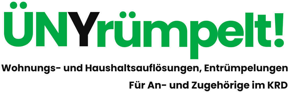 ÜNYrümpelt! - Entrümpelungen Logo