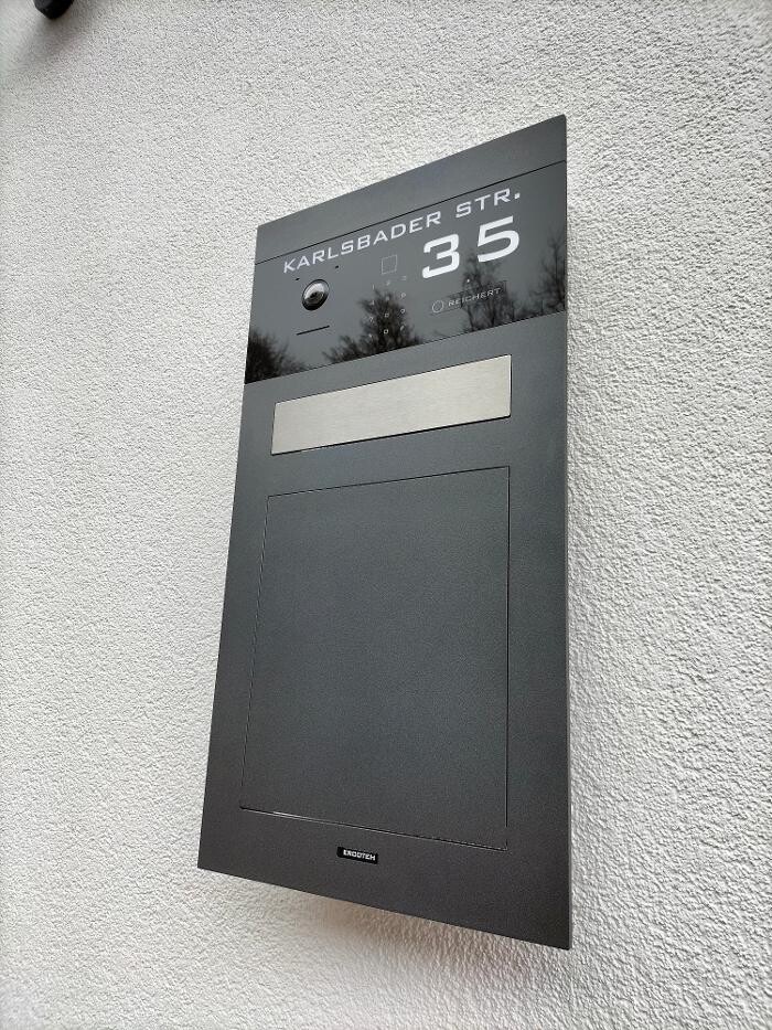 Bilder ERCOTEH Briefkasten und Kommunikationsanlagen