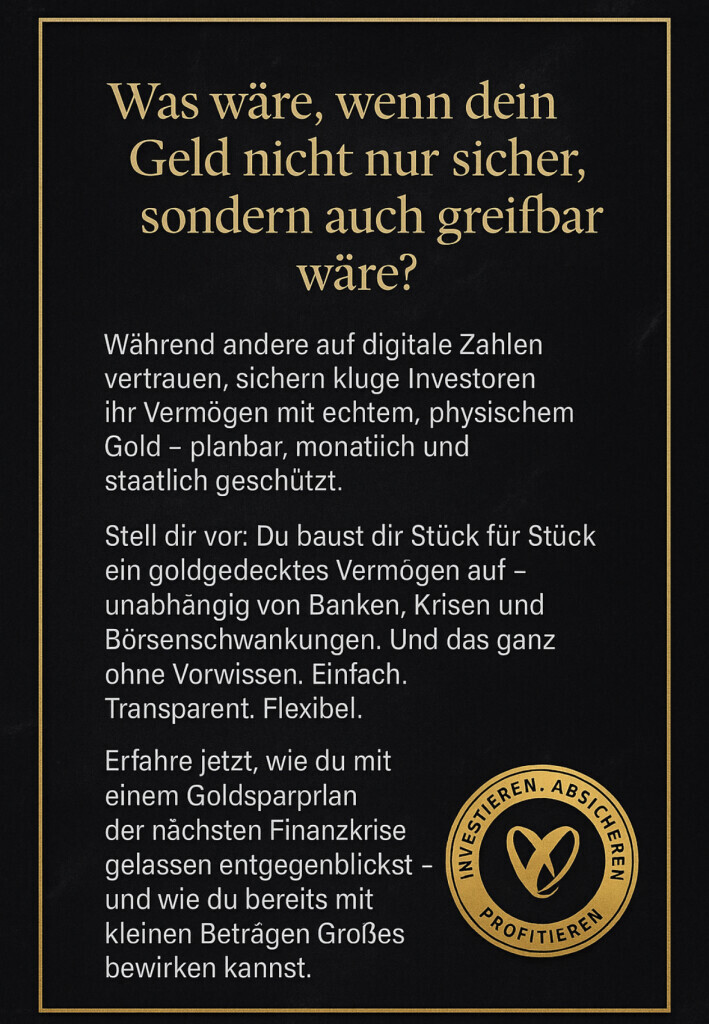 Bilder Goldsparpläne mit Pfiff