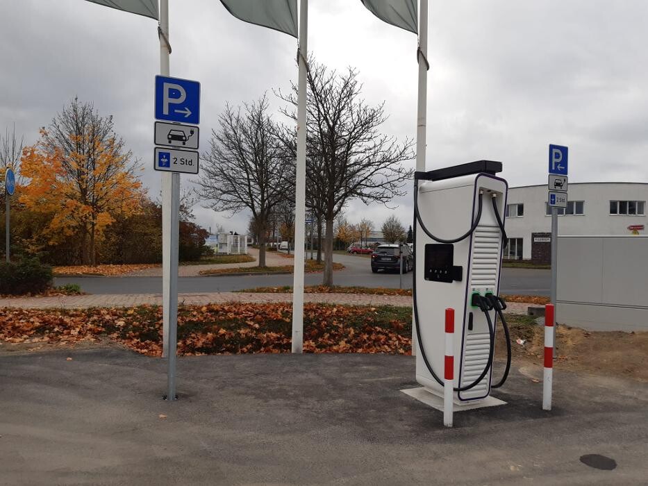 Bilder TEAG Mobil-Ladestation