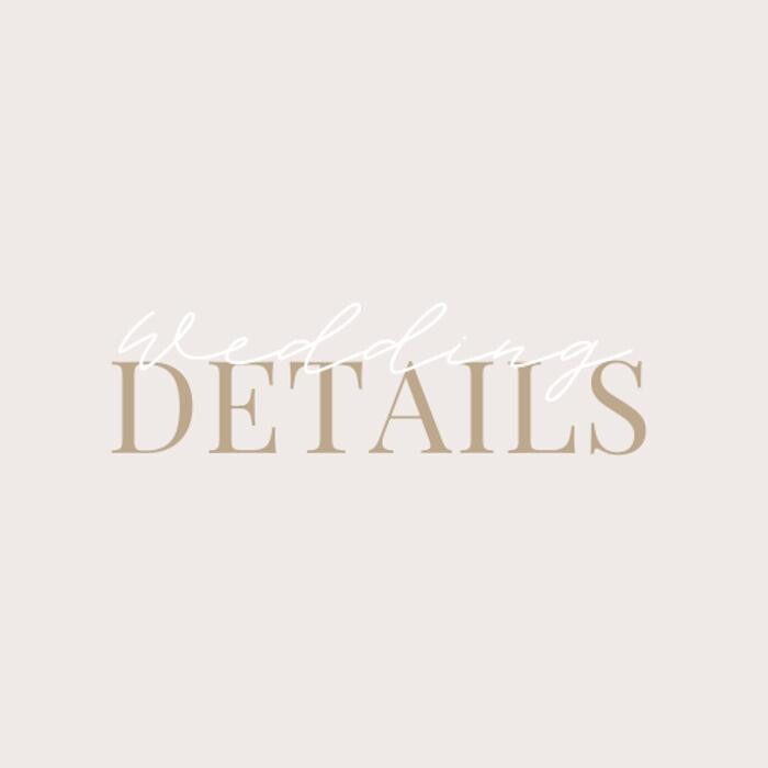 Wedding Details Logo