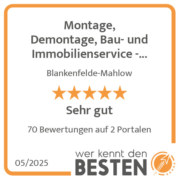 Bilder Montage, Demontage, Bau- und Immobilienservice - MDBI UG
