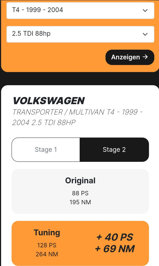 Bilder H. Autotuning-Manufaktur