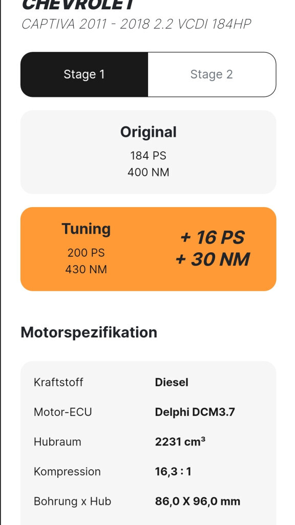 Bilder H. Autotuning-Manufaktur