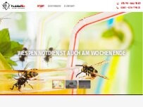 Website Screenshot KrabbelEx Schädlingsbekämpfung Rostock und Umgebung