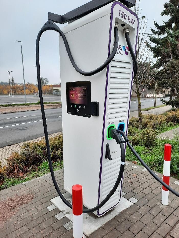Bilder TEAG Mobil-Ladestation