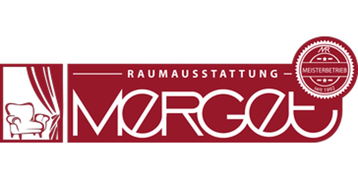 Raumausstattung Merget - Bodenbeläge, Vinylboden, Gardinen, Sonnenschutz Logo