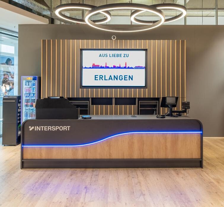 Bilder INTERSPORT Voswinkel Erlangen Arcaden