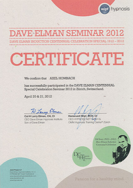 Bilder Axel Hombach - Hypnose & Coaching