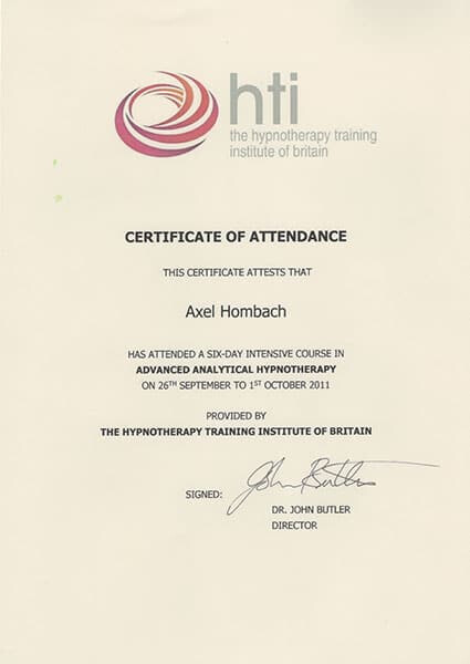 Bilder Axel Hombach - Hypnose & Coaching