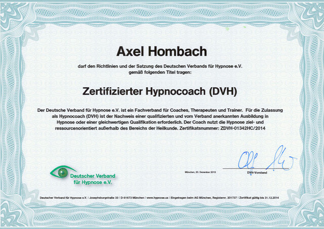 Bilder Axel Hombach - Hypnose & Coaching