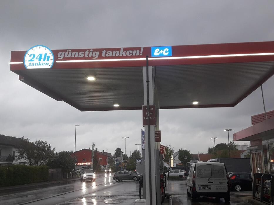 Bilder Tankstelle am E+C