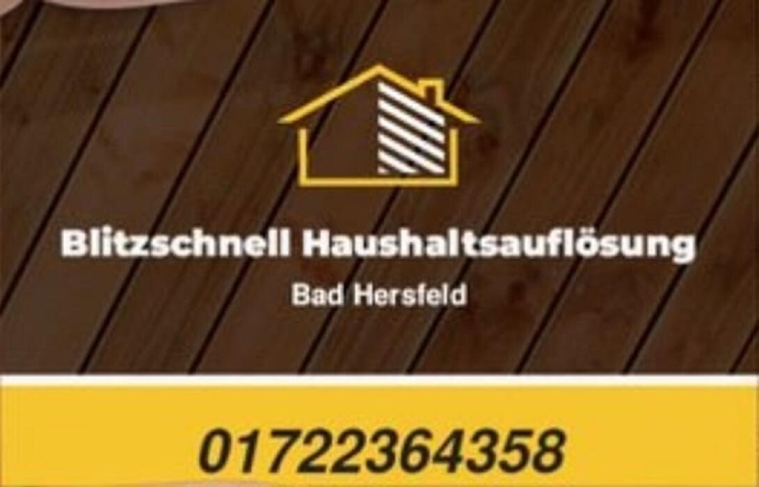 Bilder Blitzschnell Haushaltsauflösung Bad Hersfeld