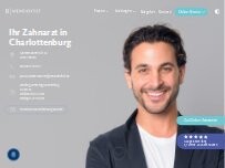 Website Screenshot MEINDENTIST-Praxis Charlottenburg
